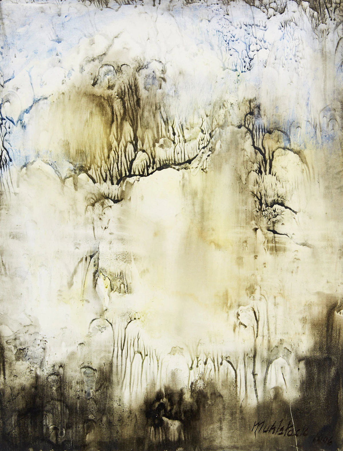 Louis Muhlstock, Untitled, ink on paper, 1996