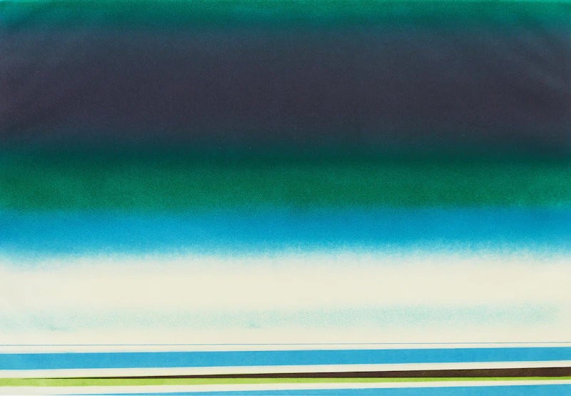 Rita Letendre, Sous le signe de l’amour vert, colour aquatint