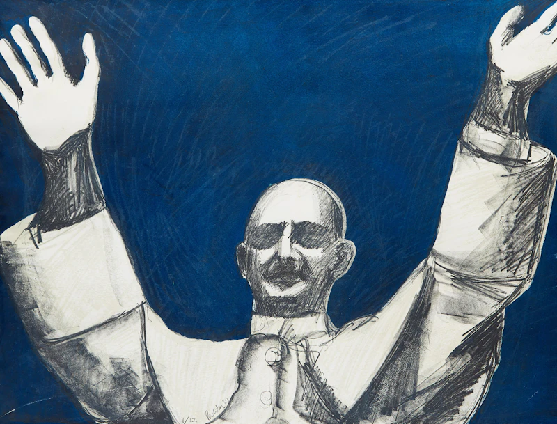 Pope by Charles Pachter