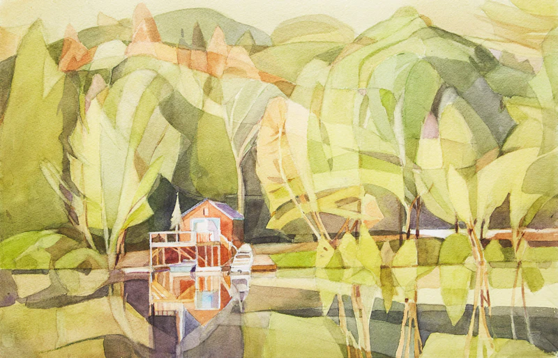 Pull Up, Lake Paudash, ON by Mary Anne Ludlam
