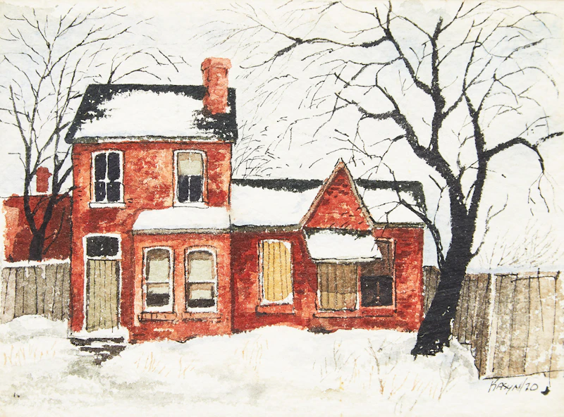Old House on Oak Street by John Kasyn