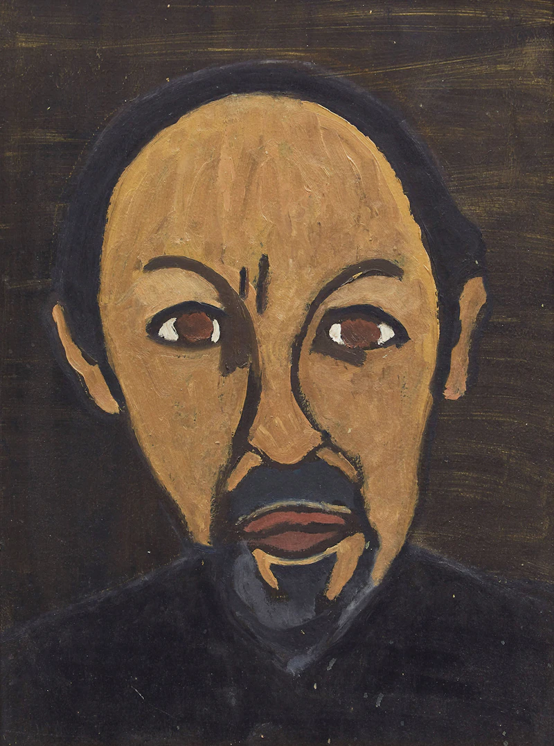 Barker Fairley, Portrait of Jack Yashinsky, oil on board
