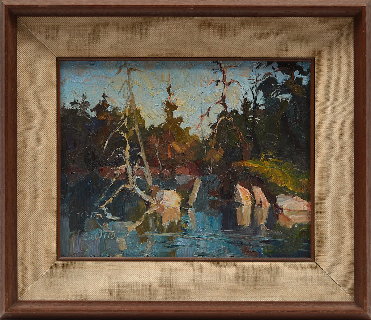 Guttorn Otto, Treasure Island, oil on board
