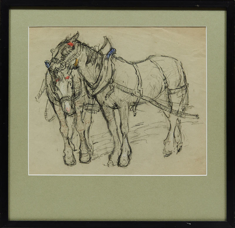 Two Horses by Manly Edward MacDonald