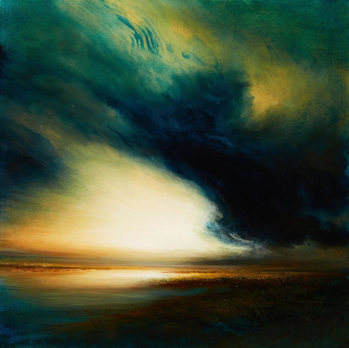 Barry Weiss, Untitled 02 XXIV, oil on canvas