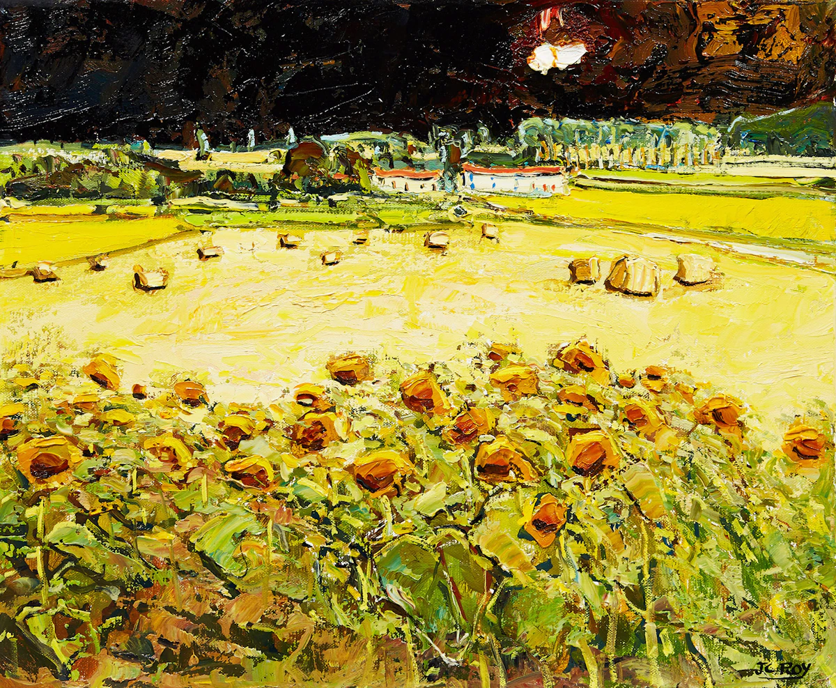 Jean-Claude Roy, Chantillac, oil on canvas, 2015