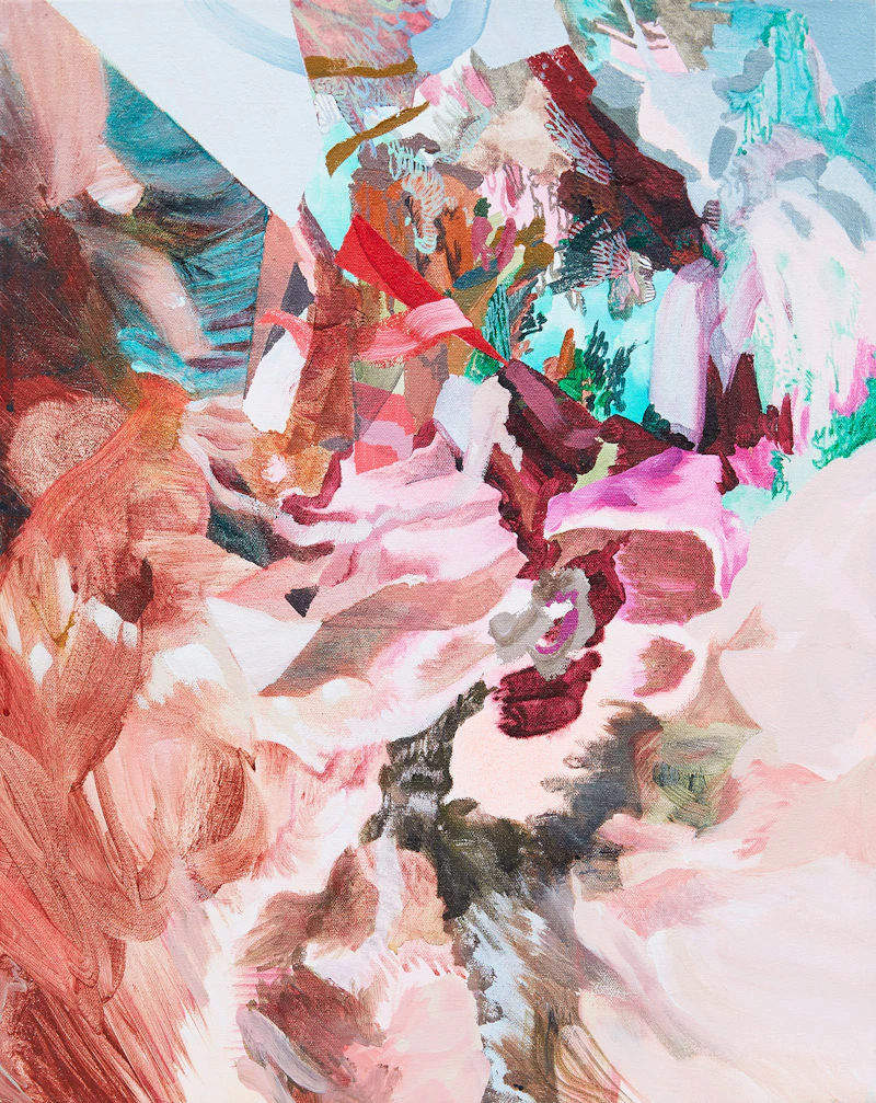 Mélanie Authier, Perch, oil on canvas
