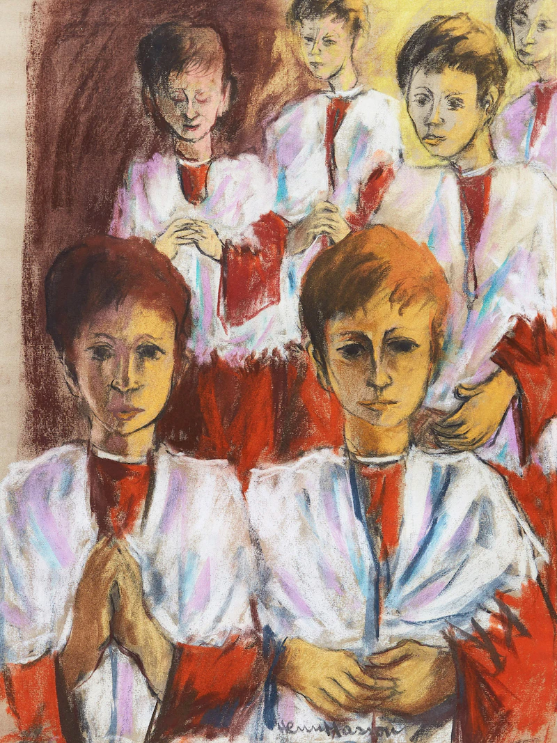 Enfants de choeur by Henri Leopold Masson