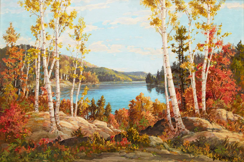 By the Lake by Otto Planding