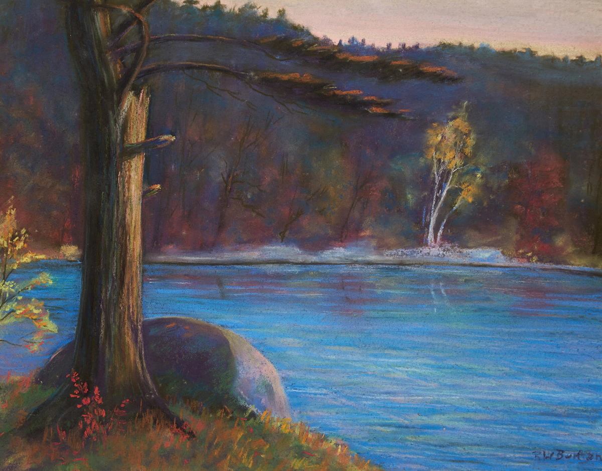 Ralph Wallace Burton, Twilight, pastel