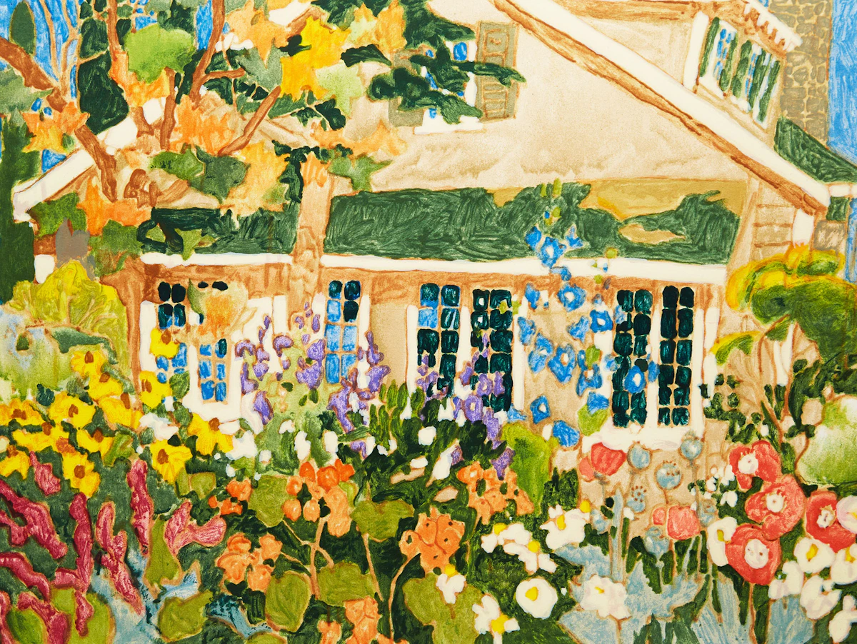 Claude A. Simard, La maison d’iti, colour serigraph, 1994