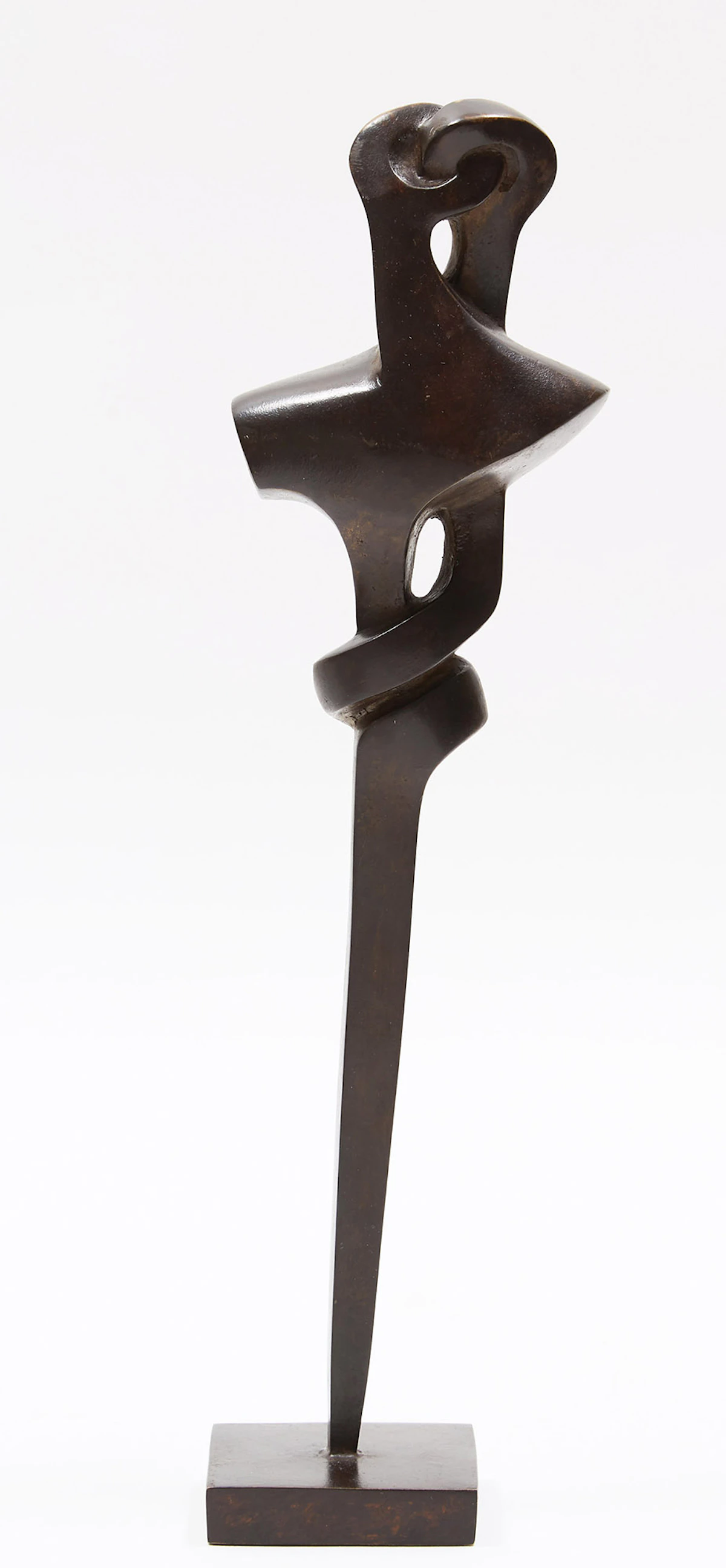 Sorel Etrog, The Couple Study (Couple II Study) (1965), bronze sculpture