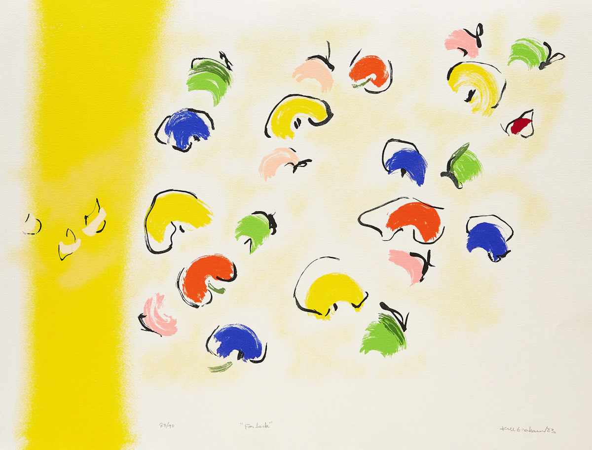 Various Artists, Eight Prints from the “Homage to Jack Bush” Portfolio, four serigraphs; four etchings, 1984