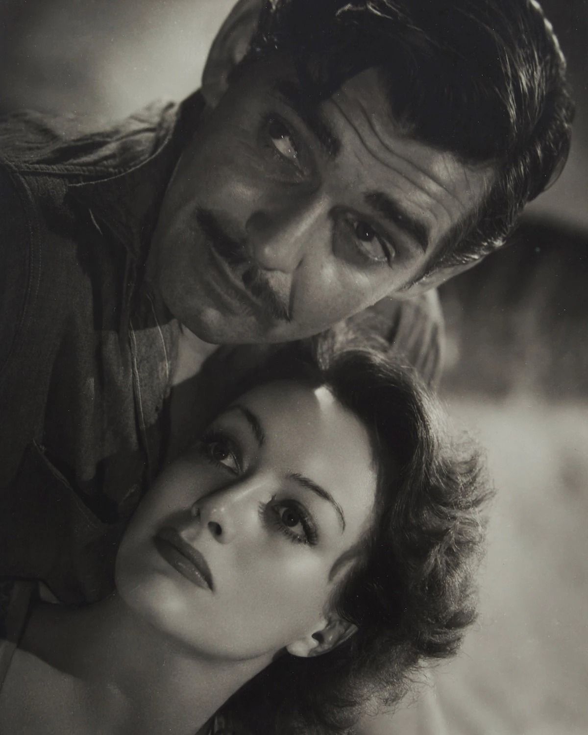 Laszlo Willinger, Gable and Crawford (Strange Cargo, 1940), gelatin silver print