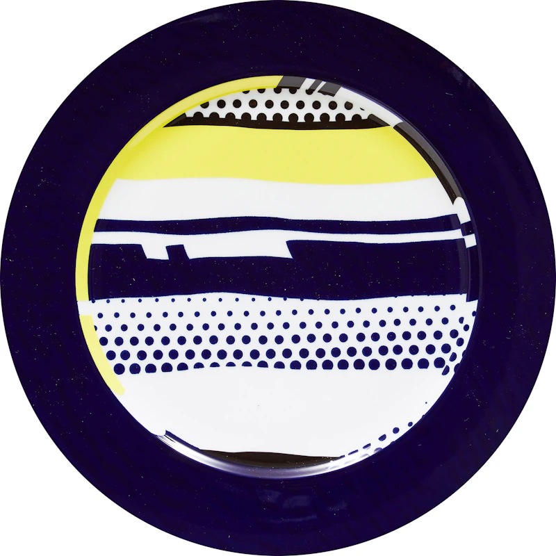 Künstler-platzteller (Artist-designed service plate) by Roy Lichtenstein