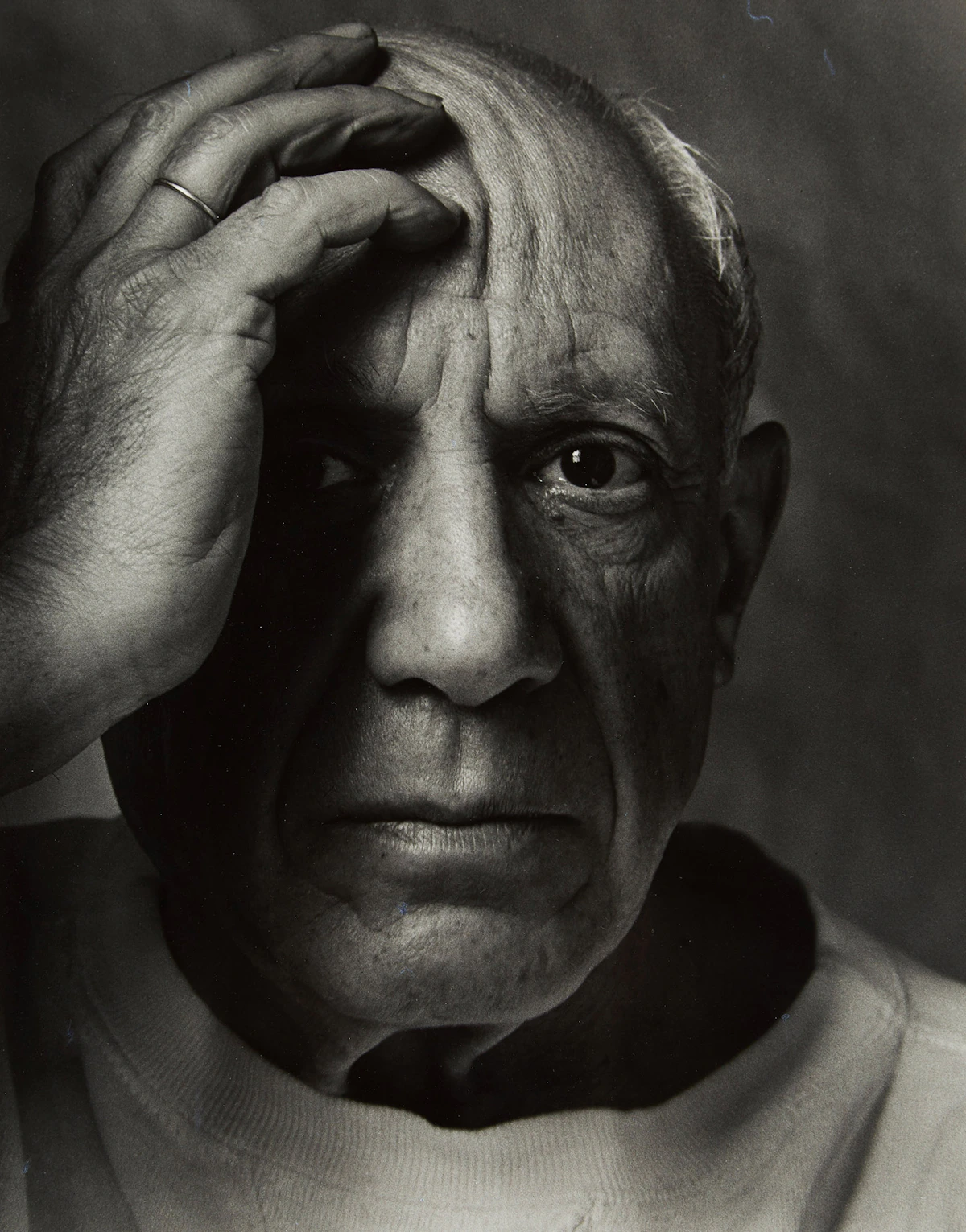 Arnold Newman, Pablo Picasso, Vallauris, France, gelatin silver print, 1954
