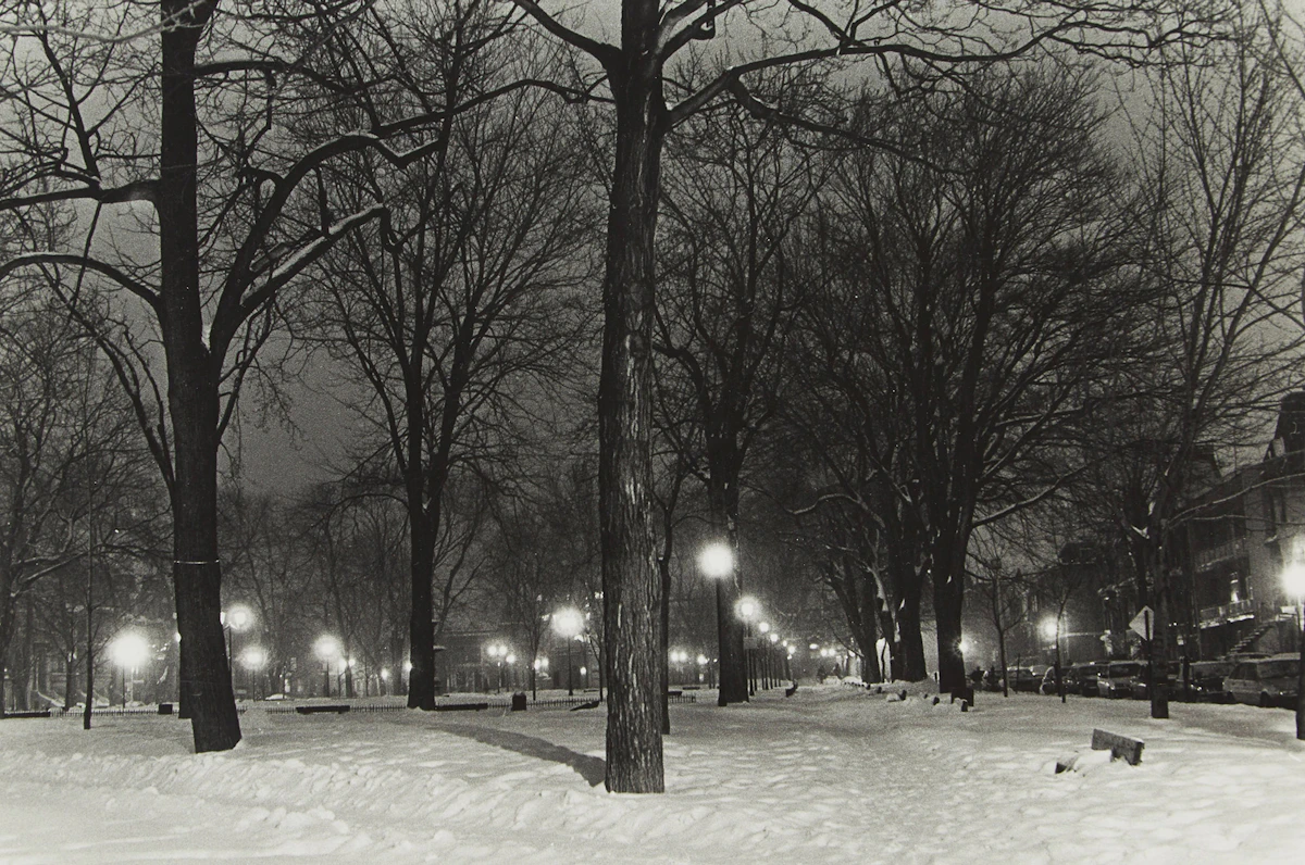 George S. Zimbel, Carré St-Louis, Montréal (1993-1998), gelatin silver print, 1993