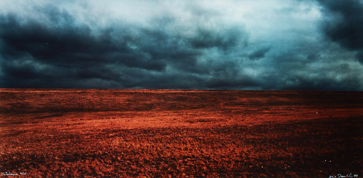 Eric Daudelin, L’italienne; Untitled Landscape (2), two colour photographs
