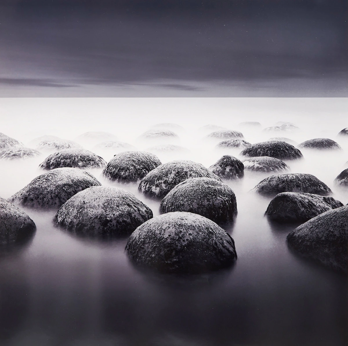 David Burdeny, Bowling Ball Beach, archival pigment print, 2002