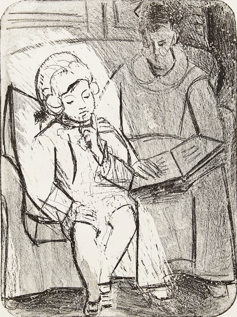 La Lecture (Bloch 75) by Pablo Picasso