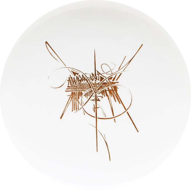Assiette (dinner plate) by Georges Mathieu