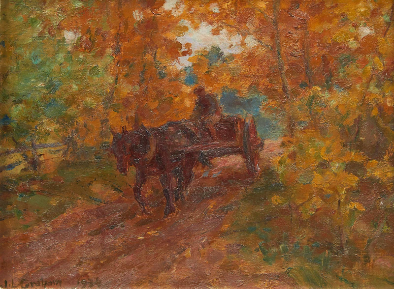 Woodland Road Near Cap à l’Aigle by James Lillie Graham