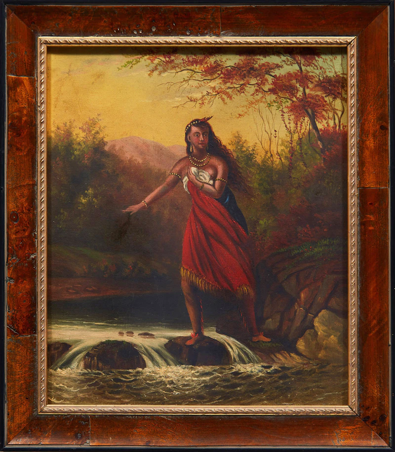 Unknown 19th Century Artist, Spotted Fawn after George Winter, oil on canvas - view 2