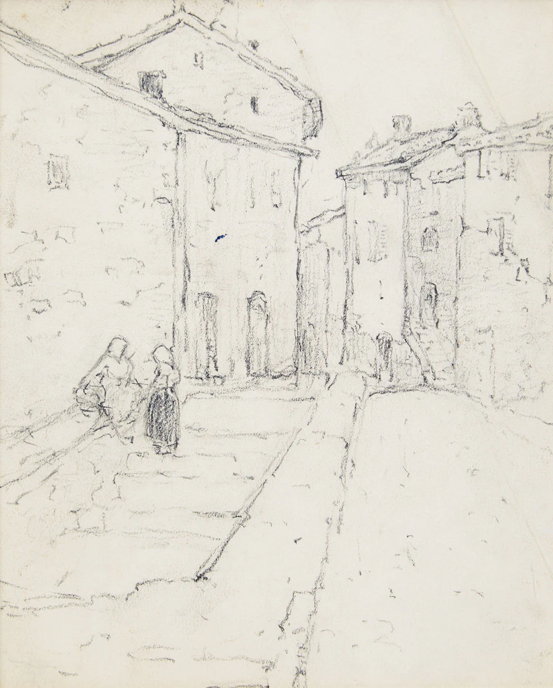 Street Scene by Manly Edward MacDonald