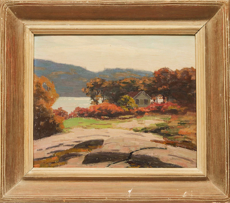 George Thomson, Milford Bay, oil on board - view 2