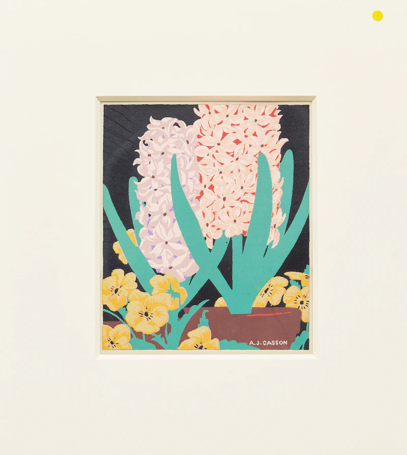 Alfred Joseph Casson, Hyacinths; Daffodils, pair of silkscreens - view 2