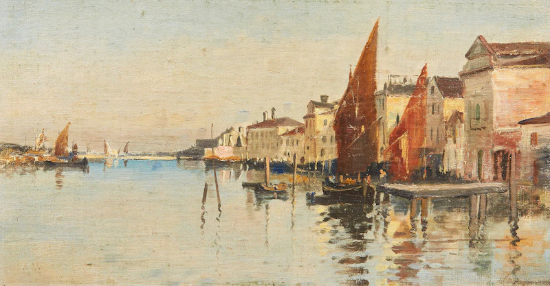 Canal Scene by John Hammond