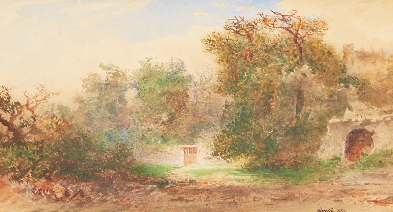 On the Castle Grounds by Otto Reinhold Jacobi