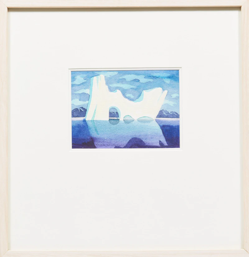 Doris Jean McCarthy, River Iceberg, watercolour on paper, 2000 - view 2