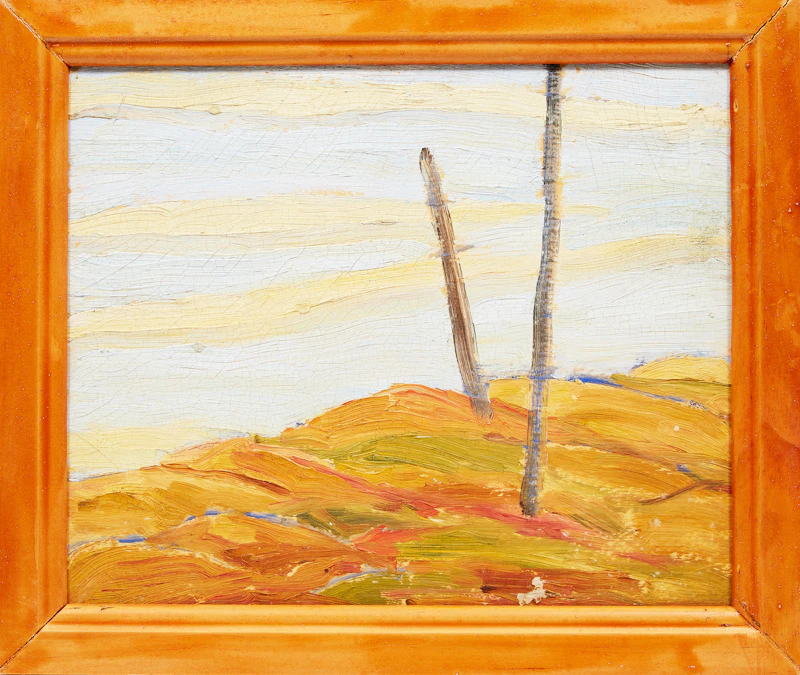 Doris Jean McCarthy, Elgin, Sept 1927, oil on card - view 2