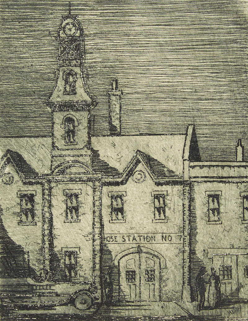 Hose Station No. 7 by Harry Draper  Wallace