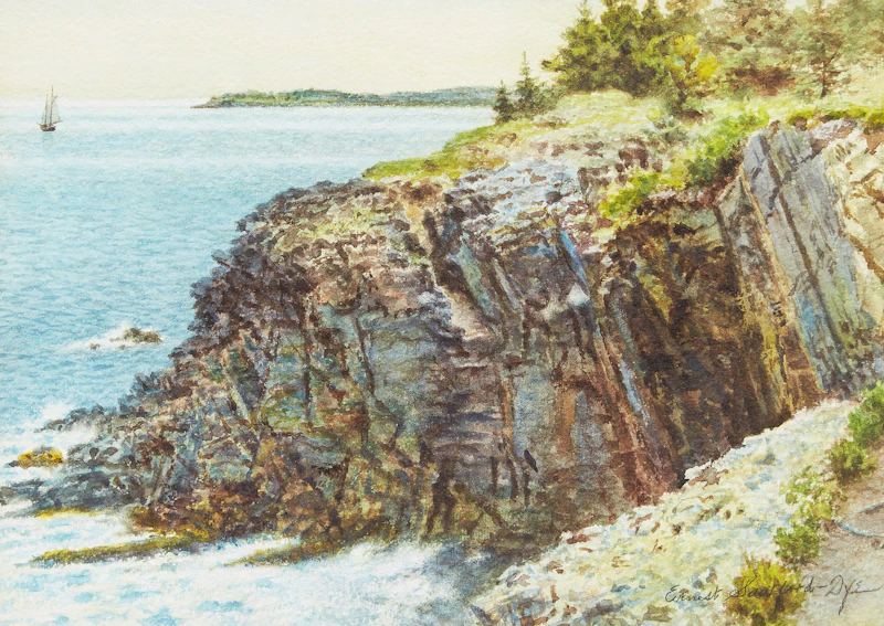 At the “Ovens”, 11 miles From Lunenburg, N.S. by Ernest Sawford Dye