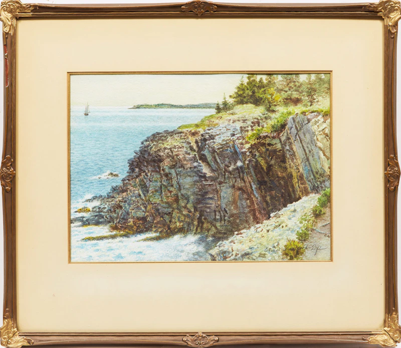 Ernest Sawford Dye, At the “Ovens”, 11 miles From Lunenburg, N.S., watercolour - view 2