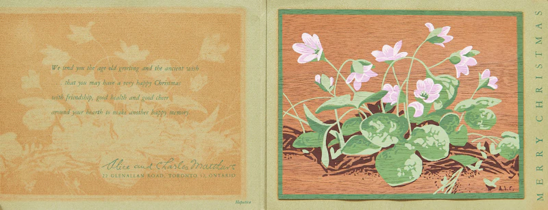 Alfred Joseph Casson, Bluebells; Hepatia; White Wood Sorrell, three silkscreens on veneer - view 4