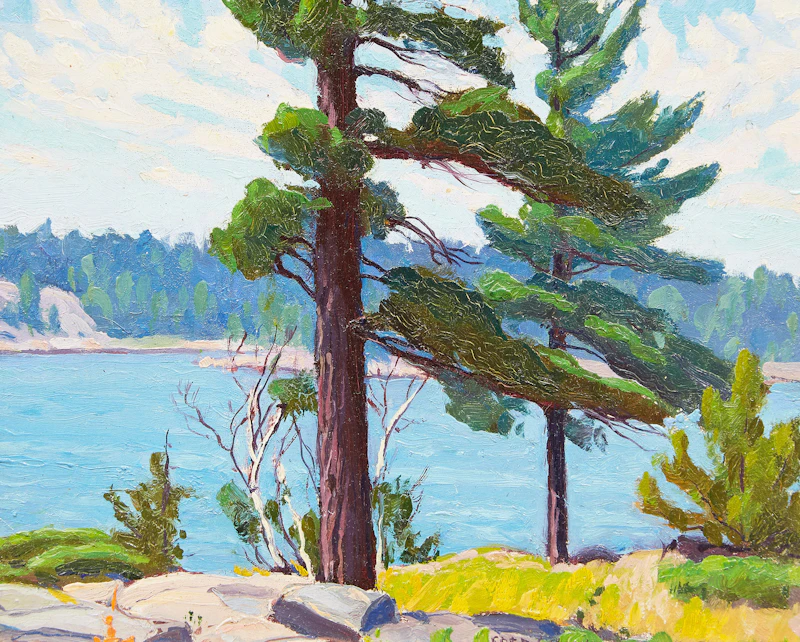 Frederick Stanley Haines, Wanapitei Bay, oil on board