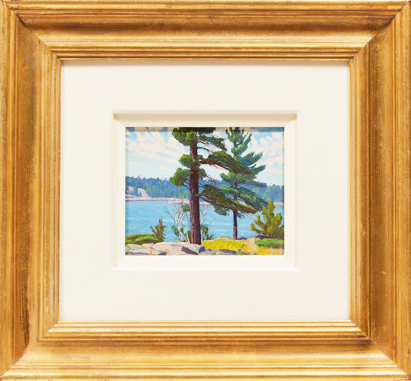 Frederick Stanley Haines, Wanapitei Bay, oil on board - view 2