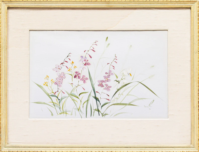 Marjorie Pigott, Floral Studies, three watercolours - view 2