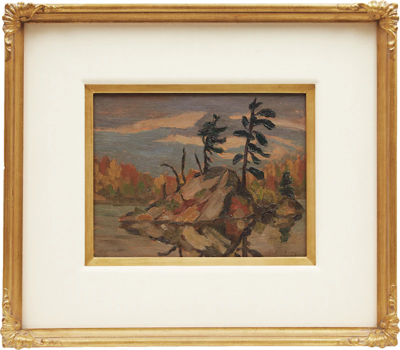 Frederick Grant Banting, Island Landscape, oil on board - view 2
