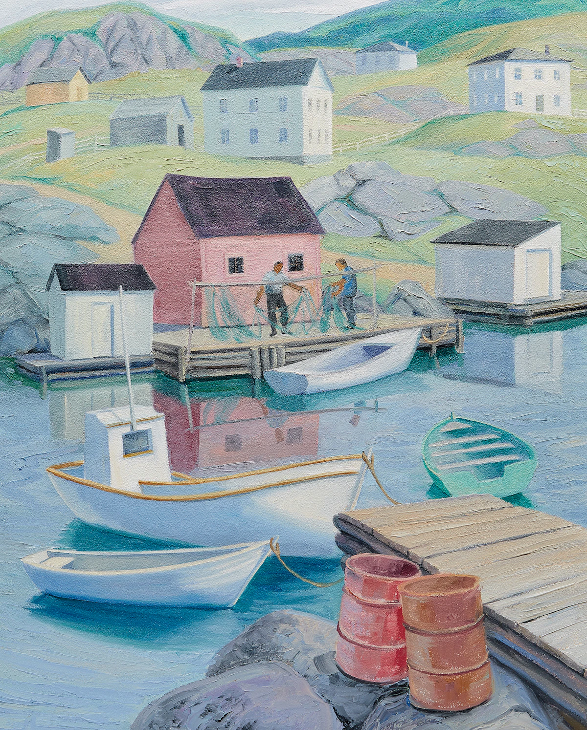 Doris Jean McCarthy, Bishop’s Harbour, Newfoundland, oil on canvas, 1992