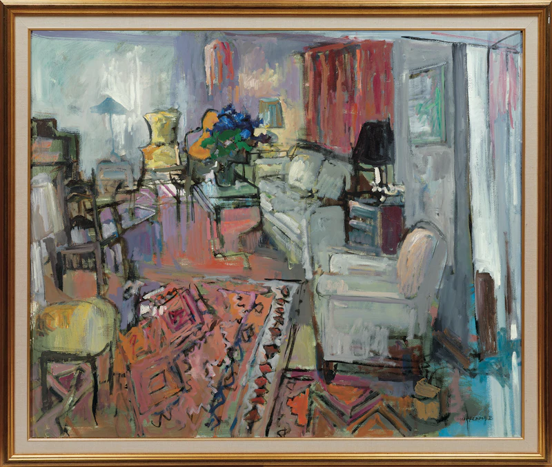 Molly Lamb Bobak, Interior, oil on canvas - view 2