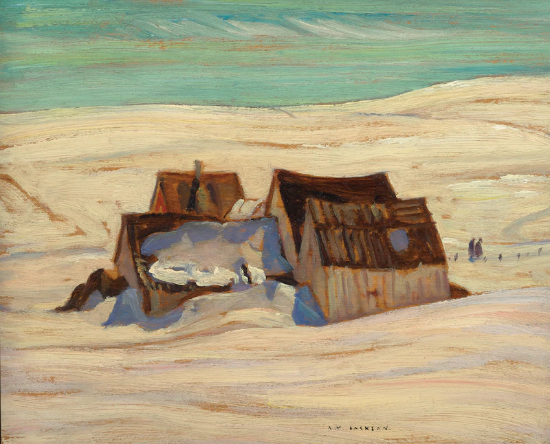 Alexander Young Jackson, Morning, St. Tite des Caps, oil on panel