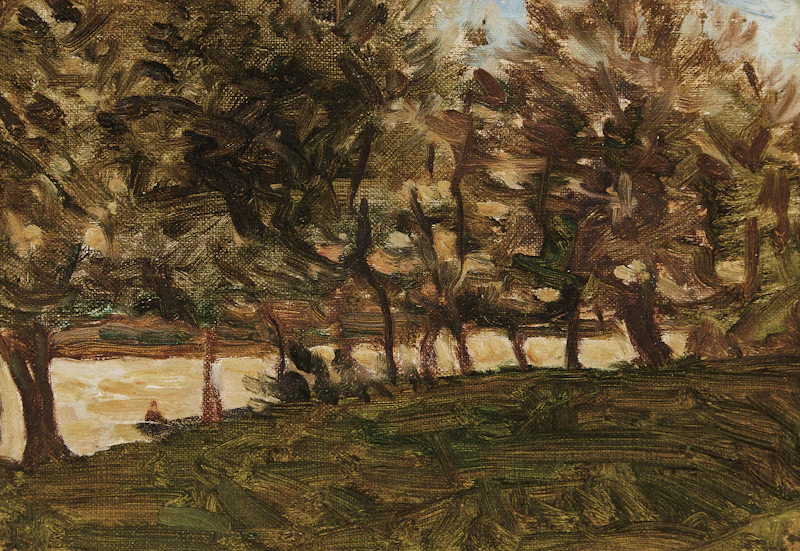 Trees Along a River by James Wilson Morrice