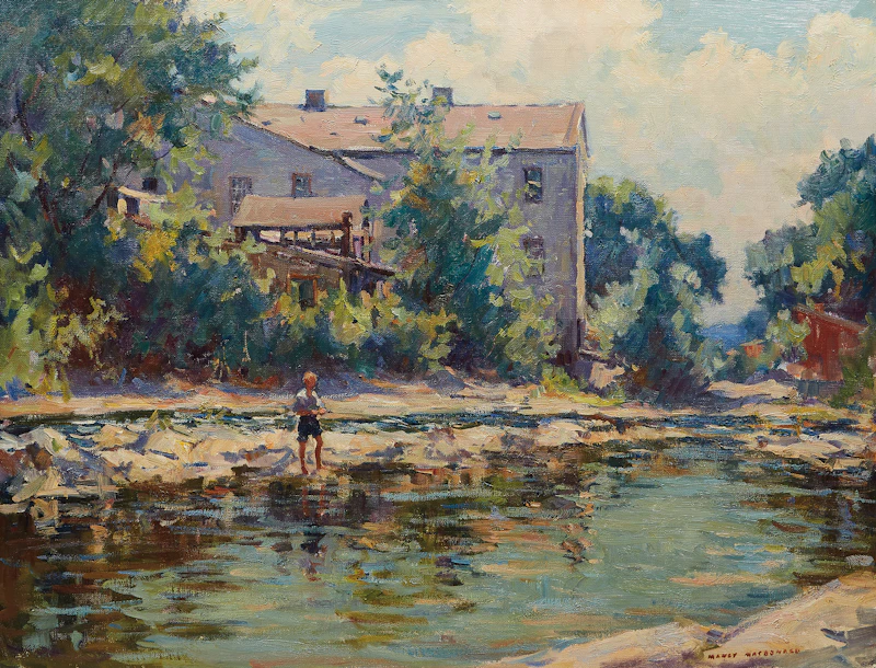 Summer, Moira River by Manly Edward MacDonald