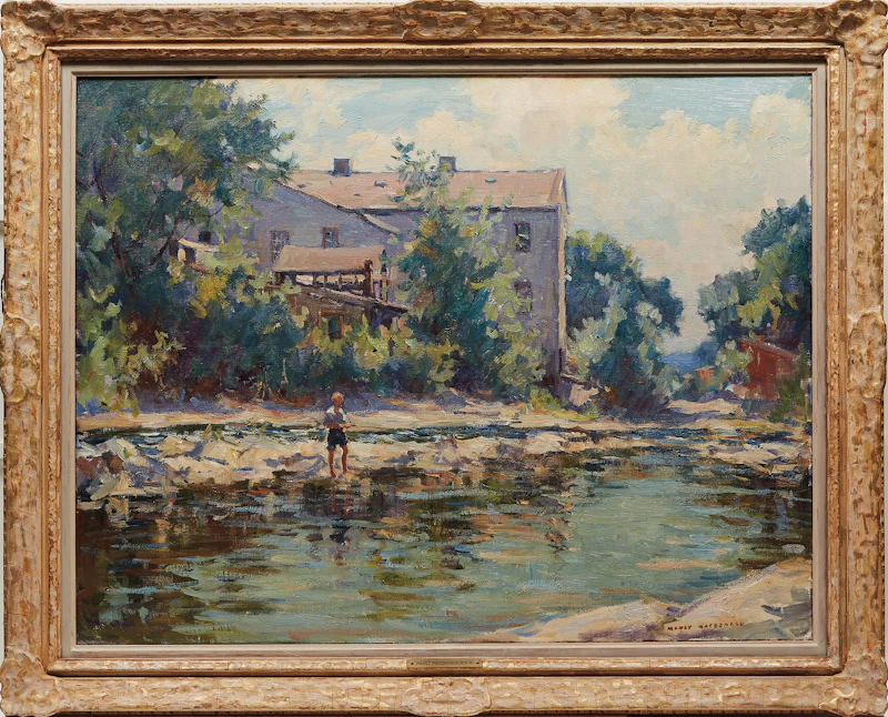 Manly Edward MacDonald, Summer, Moira River, oil on canvas - view 2