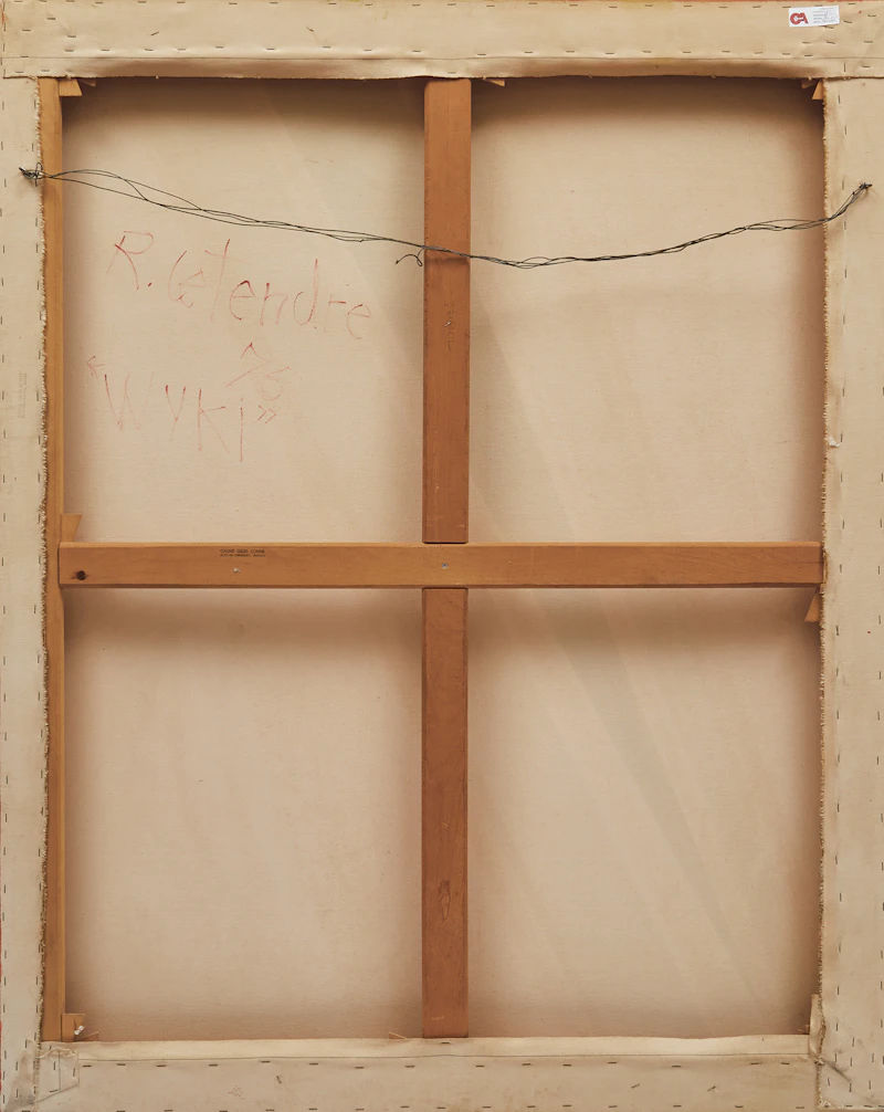 Rita Letendre, WYKI, acrylic on canvas, 1975 - view 2