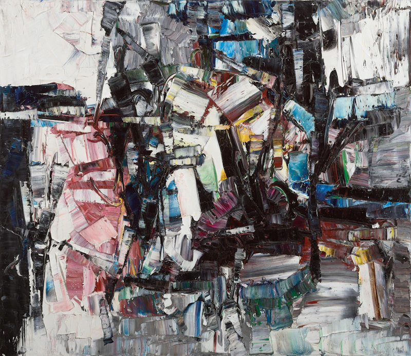 Jean Paul Riopelle, Sans titre (circa 1959), oil on canvas